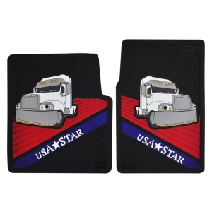 Rubber Floor Mats Fits Freightliner Century (Set)